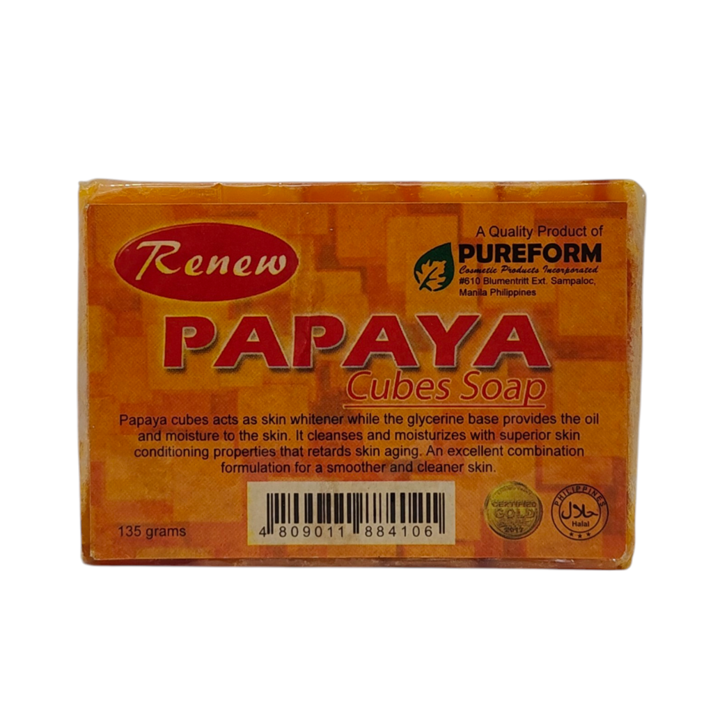 Renew Papaya Cubes Soap