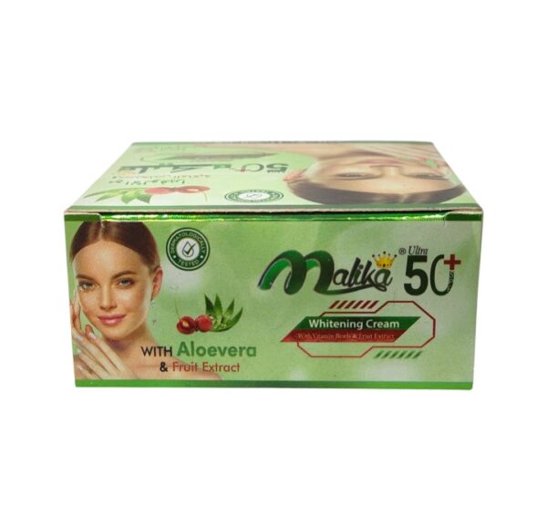 Malika Ultra 50+ Whitening Cream Aloe Vera Fruit Extract