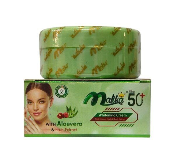 Malika Ultra 50+ Whitening Cream Aloe Vera Fruit Extract