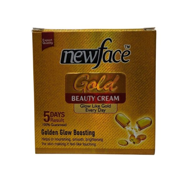 New Face Gold Beauty Cream Golden Glow Boosting 5 Days