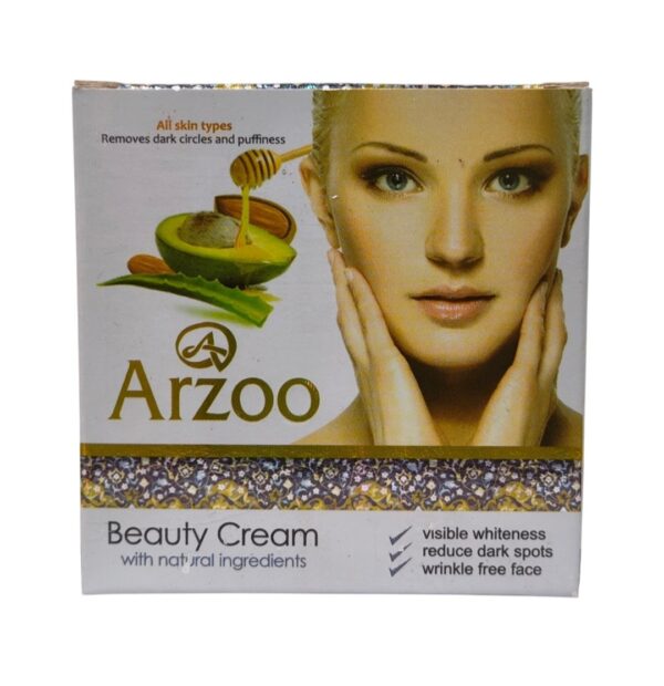Arzoo Beauty Cream Natural Avocado Honey Dark Spot Removal