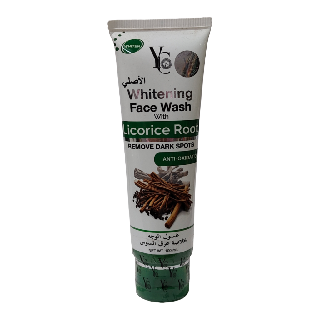 YC Whitening Face Wash with Licorice Root Extract – Remove Dark Spots & Anti-Oxidation | 100ml