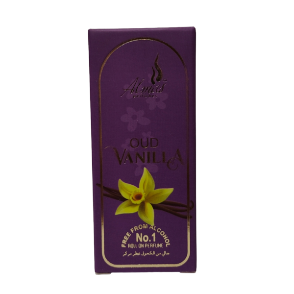 Almas Oud Vanilla Roll-On Attar Perfume No.1 – Alcohol Free 6ml