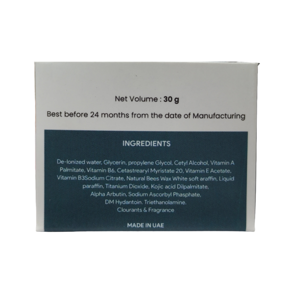 Glowy Whitening Cream 30g | Instant Glow | Kojic Acid & Arbutin