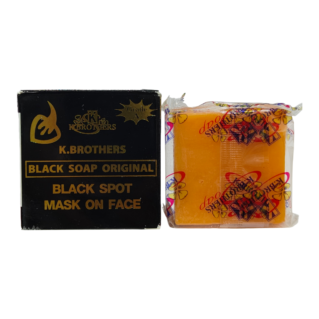 K.Brothers Black Soap Original 50g | Dark Spot & Acne Soap Thailand