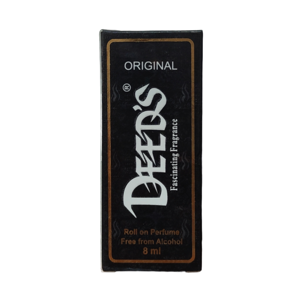 Almas Deed's Original Black Fascinating Fragrance Roll-On Perfume 8ml | Black Edition