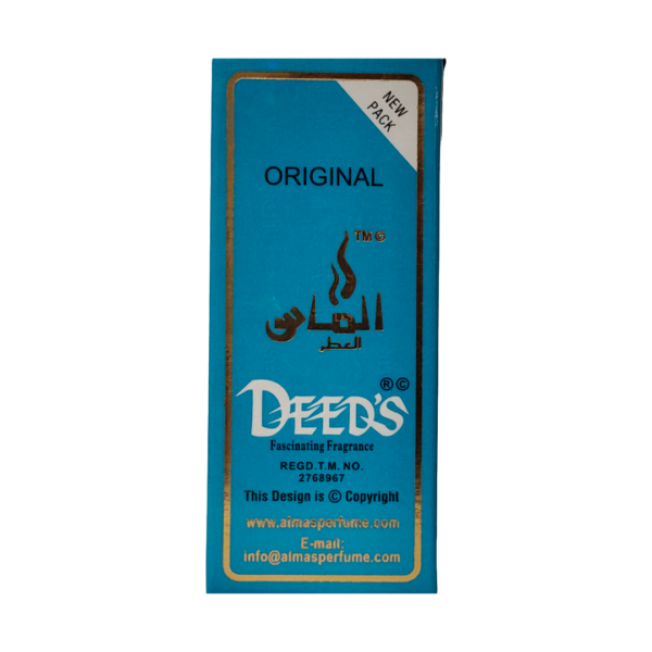 Almas Deed's Original Fascinating Fragrance Roll-On Perfume 8ml | Sky Blue Edition